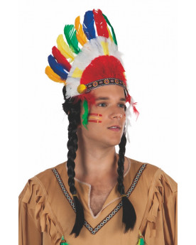 COIFFE D'INDIEN A PLUMES