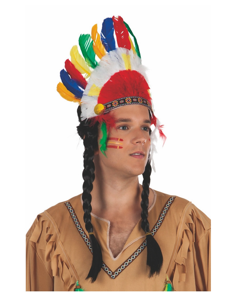 COIFFE D'INDIEN A PLUMES