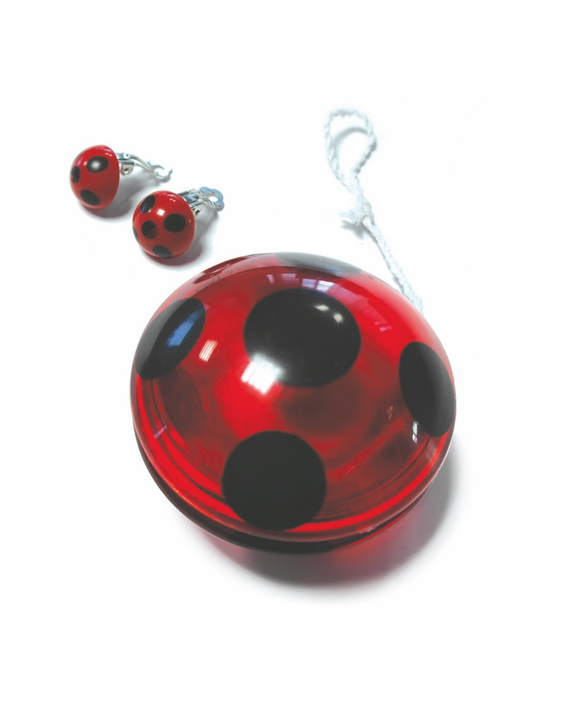 KIT YOYO + BOUCLES D OREILLES LADYBUG