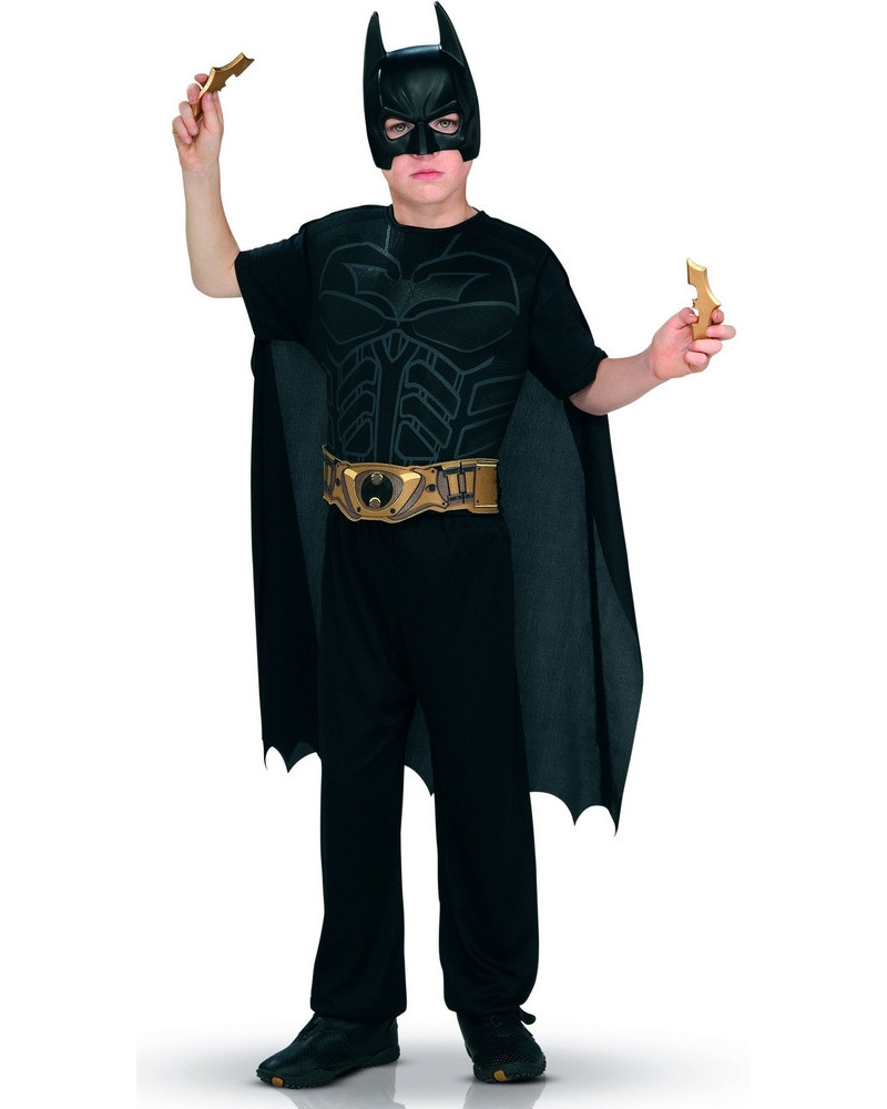 BATMAN PLASTRON IMPRIME/CAPE/MASQUE