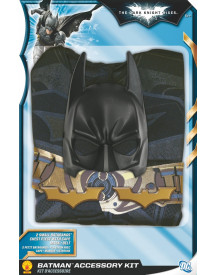 BATMAN PLASTRON IMPRIME/CAPE/MASQUE