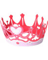 COURONNE DE PRINCESSE ROSE EN MOUSSE