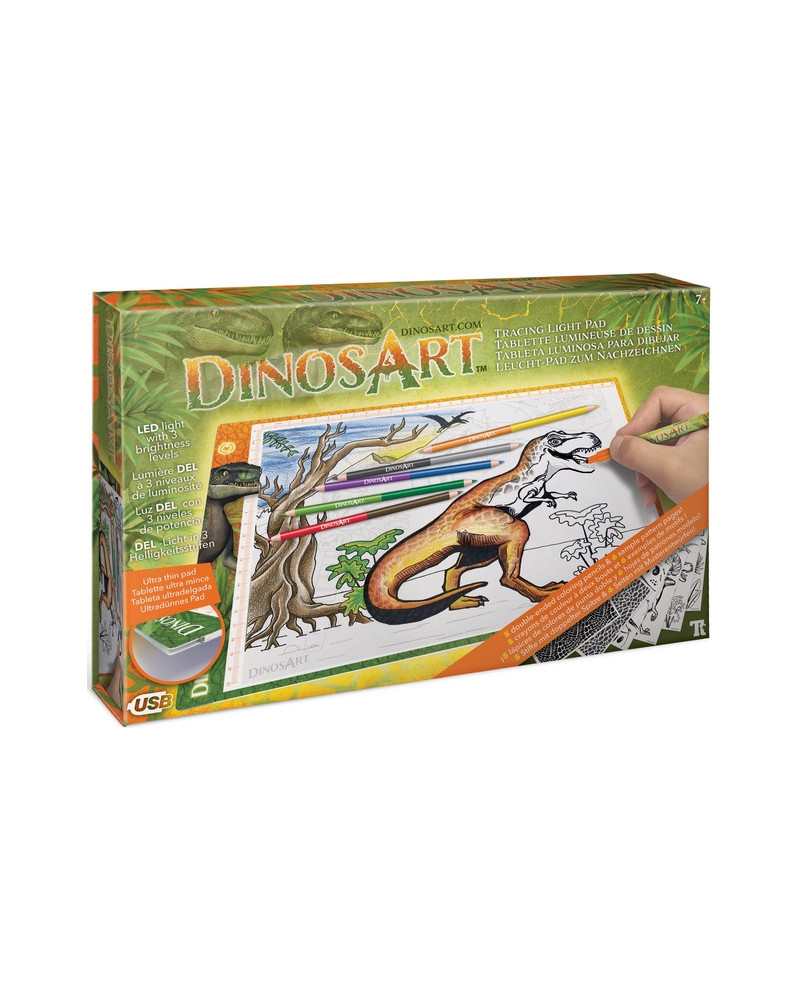 DINOS ART TABLETTE LUMINEUSE DE DESSIN