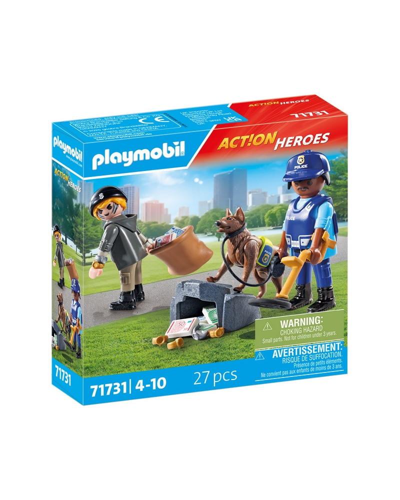 POLICIER CHIEN DE RECHERCHE