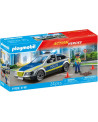 VOITURE DE POLICIERS AVEC GYRO ET SIRENE