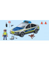 VOITURE DE POLICIERS AVEC GYRO ET SIRENE