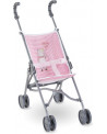 POUSSETTE CANNE ROSE DOUBLES ROUES 63CM