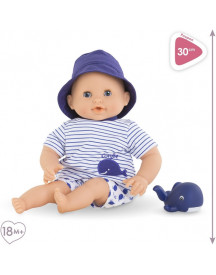 BB BAIN GARCON MARIN 30CM + GRENOUILLE