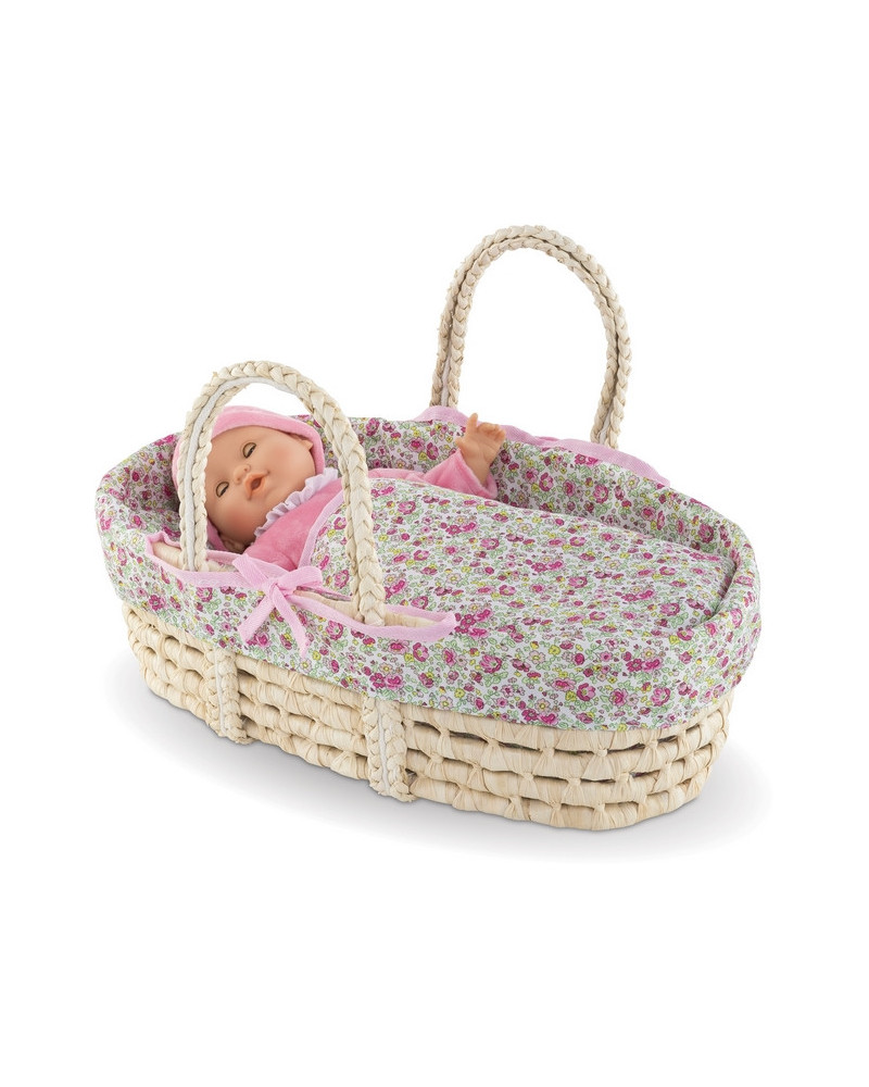 COUFFIN ROSE TRESSE POUR BB 36&42CM