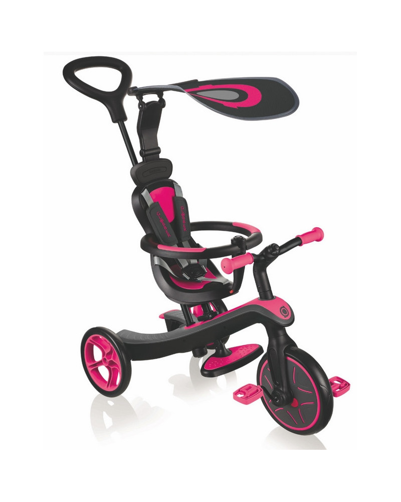 TRIKE EXPLORER TRICYCLE 4EN1 ROSE