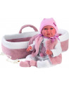 BEBE MIMI 42CM SONORE + COUFFIN