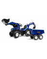 TRACTOPELLE + GRUE NEW HOLLAND + REMORQU