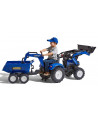 TRACTOPELLE + GRUE NEW HOLLAND + REMORQU