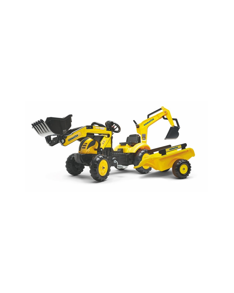 TRACTOPELLE KOMATSU + EXCA + REMORQUE2/5