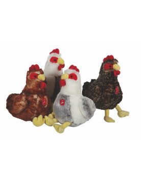 POULE/COQ SONORE 22CM