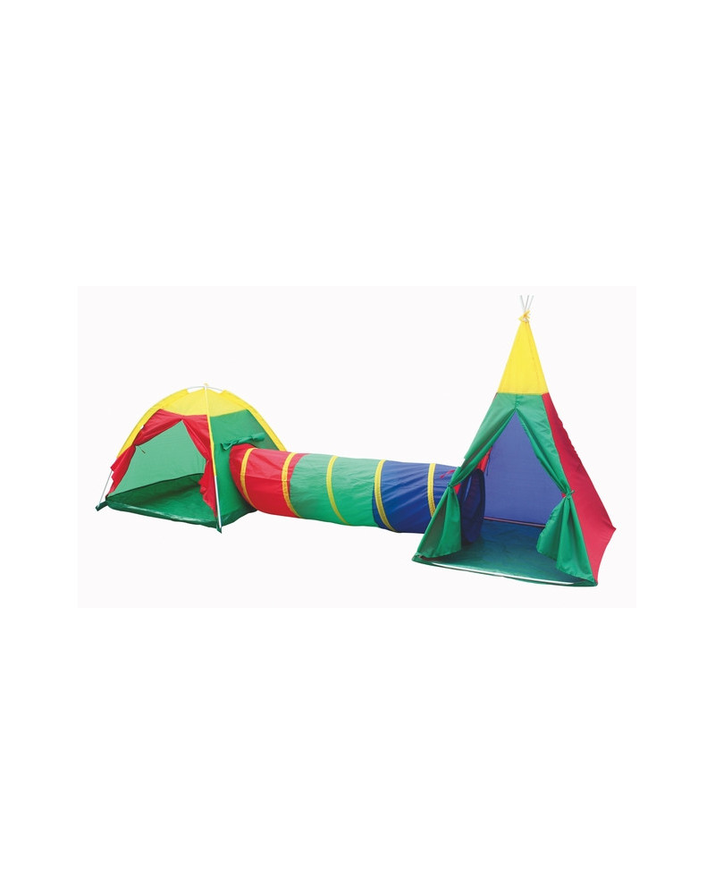 TENTE 100X100X135+TUNNEL180X46+DOME