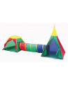 TENTE 100X100X135+TUNNEL180X46+DOME