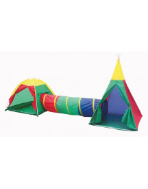 TENTE 100X100X135+TUNNEL180X46+DOME