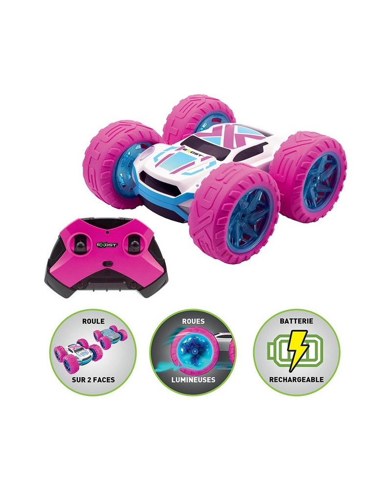 R.C. 360 FLASH LUMINEUSE R/R ROSE