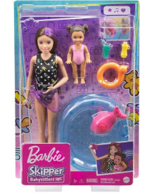 BARBIE COFFRET BABYSITTER ET ENFANT