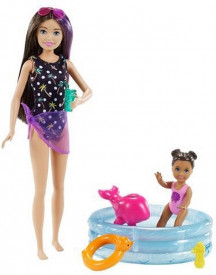 BARBIE COFFRET BABYSITTER ET ENFANT