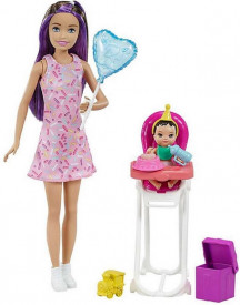 BARBIE COFFRET BABYSITTER ET ENFANT