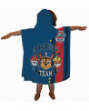 PONCHO POLYESTER 55X110CM PAW PATROL BLE