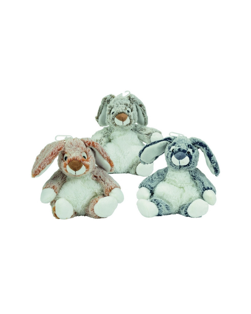 LAPIN ASSIS AVEC BILLES 20CM