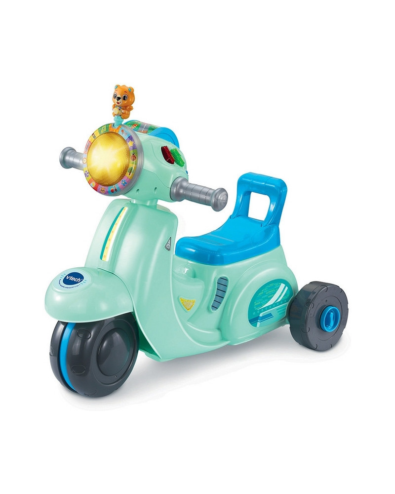 PORTEUR SCOOTER INTERACTIF BLEU