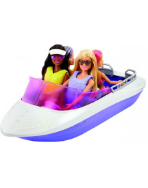 BARBIE 2 POUPEES + BATEAU + ACC.