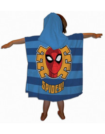 PONCHO POLYESTER 55X110CM SPIDERMAN