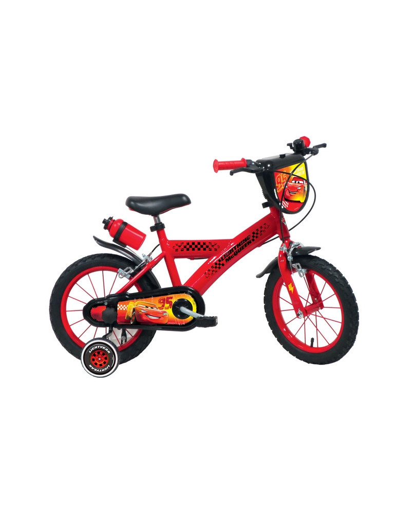 VELO 14" CARS ROUES GONFLABLES + FREINS