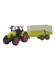 TRACTEUR CLAAS + REMORQUE BASCULANTE