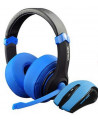 CASQUE ET SOURIS DRAGONWAR BLEU PR PC