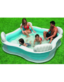 PISCINE FAMILY 229X229X66 4 SIEGES
