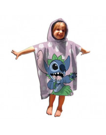 PONCHO POLYESTER 55X110CM STITCH FEUILLE
