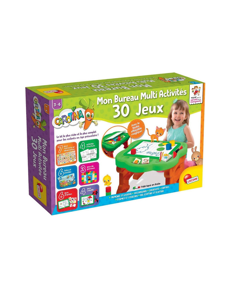 CAROTINA BUREAU MULTI ACTIVITES 30 JEUX