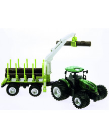 1/24 TRACTEUR + REMORQUE FORESTIERE L/S