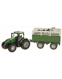 1/24 TRACTEUR + BETAILLERE + VACHE L/S