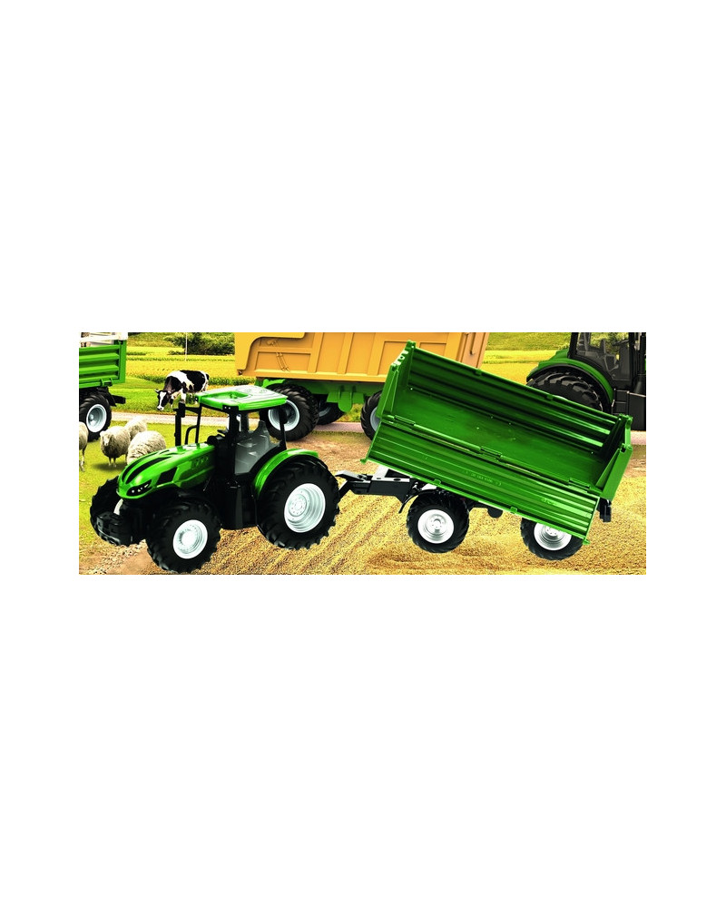 1/24 TRACTEUR + REMORQUE BENNE BASCULANT