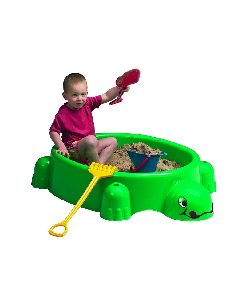 BAC A SABLE TORTUE + COUVERCLE 115X83X35