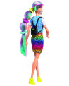 BARBIE LEOPARD RAINBOW HAIR