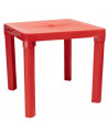 TABLE ROUGE 46X46X43