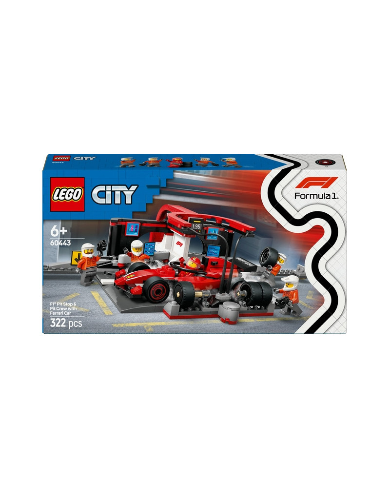 ARRET AU STAND DE F1 - VOITURE FERRARI