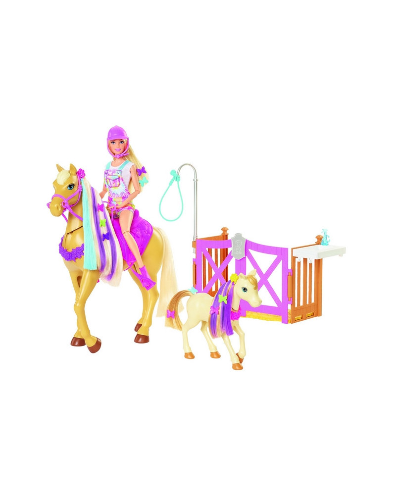 BARBIE CHEVAL ET PLAYSET