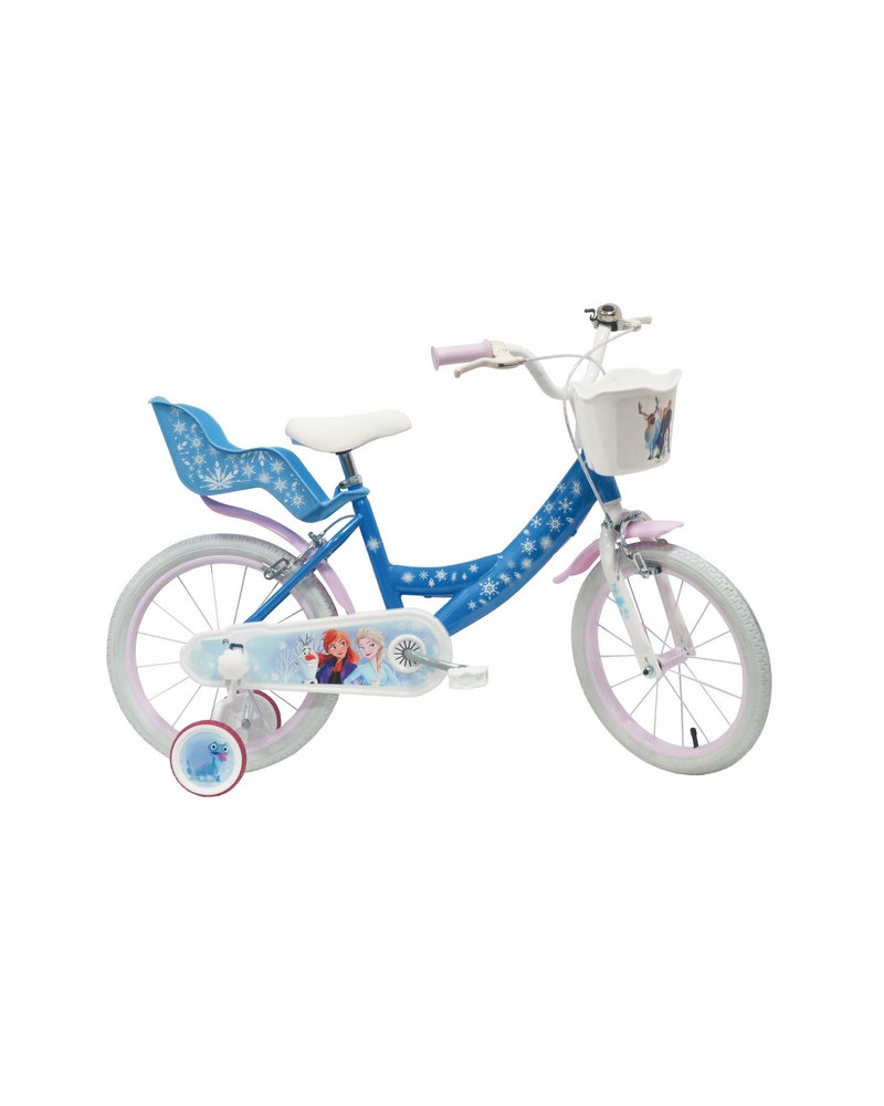 VELO 16" FROZEN PORTE BB ET PANIER