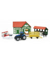 FERME + ANIMAUX + TRACTEUR 1/32