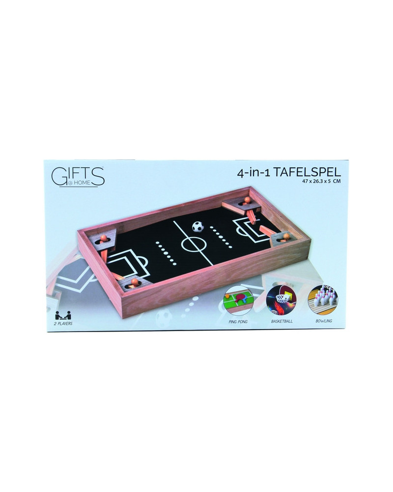 FLIPPER/BASKET/PING PONG BOWLING 4EN1