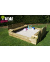 BAC A SABLE BANCS ET COUVERCLES 120X120