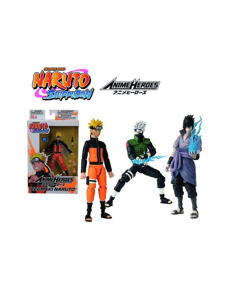 ANIME HEROES FIGURINE 17CM NARUTO ASS.